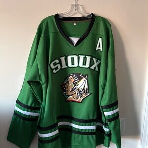 Sioux Men's Green Hockey Jersey